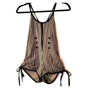 Maddie Moon Striped Bodysuit Size S